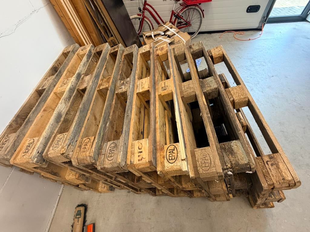 Euro pallets EPAL, Ophalen, Zo goed als nieuw, Pallet, Minder dan 200 cm