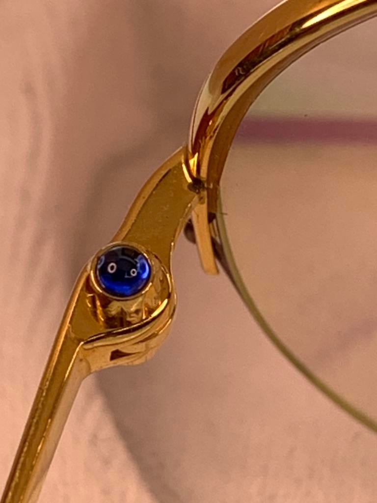 Cartier zonnebril 22 k verguld robijnen origineel, Sieraden, Tassen en Uiterlijk, Zonnebrillen en Brillen | Heren, Overige merken