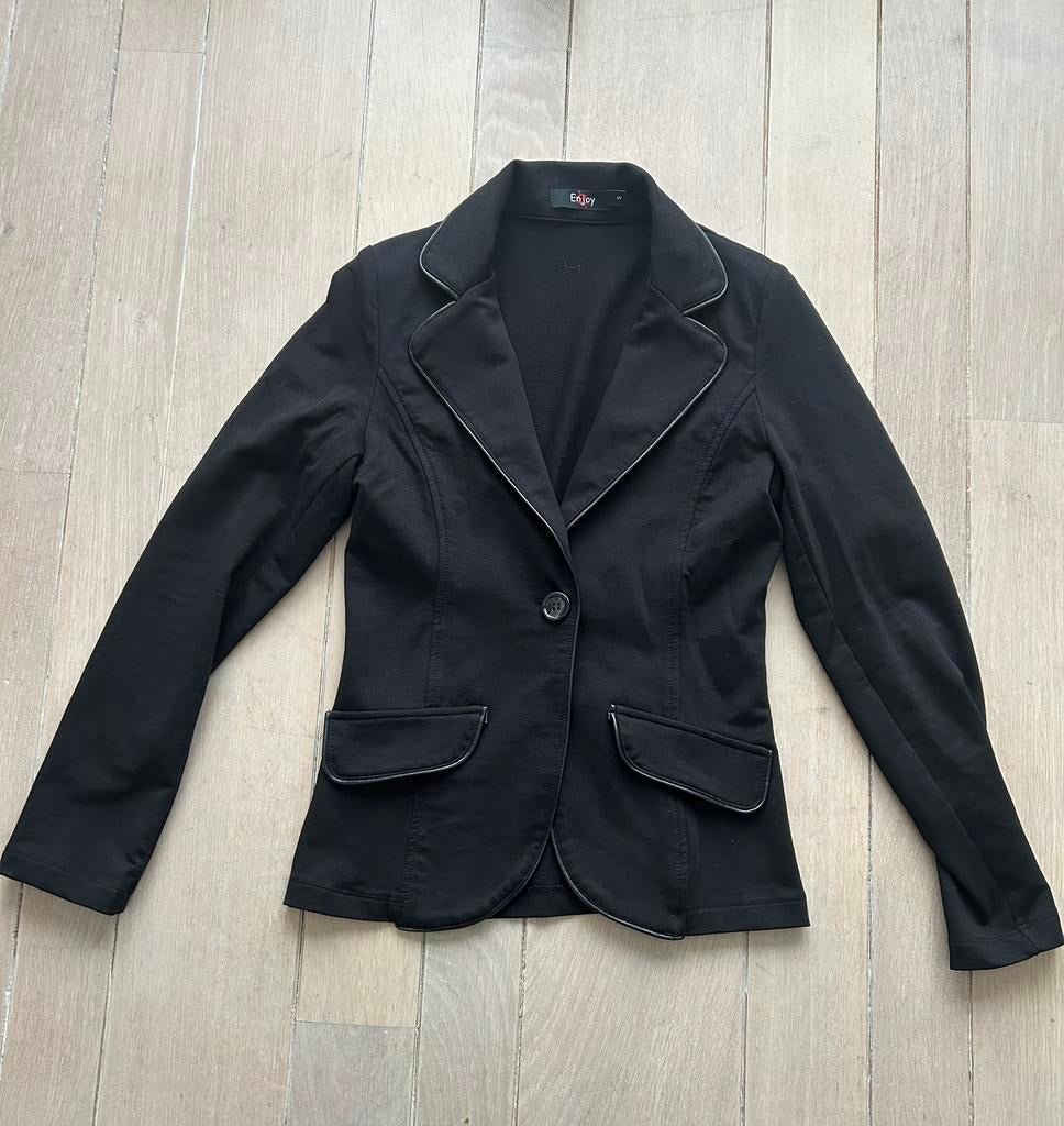 Enjoy blazer, maat S., Ophalen of Verzenden, Zo goed als nieuw, Zwart