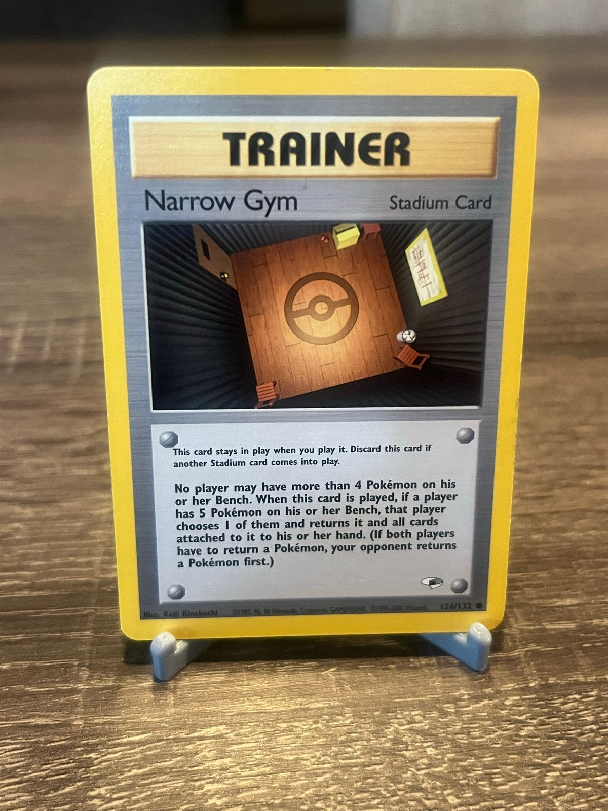 Narrow Gym (124/132) - Gym Heroes -  EX, Ophalen of Verzenden, Zo goed als nieuw, Losse kaart