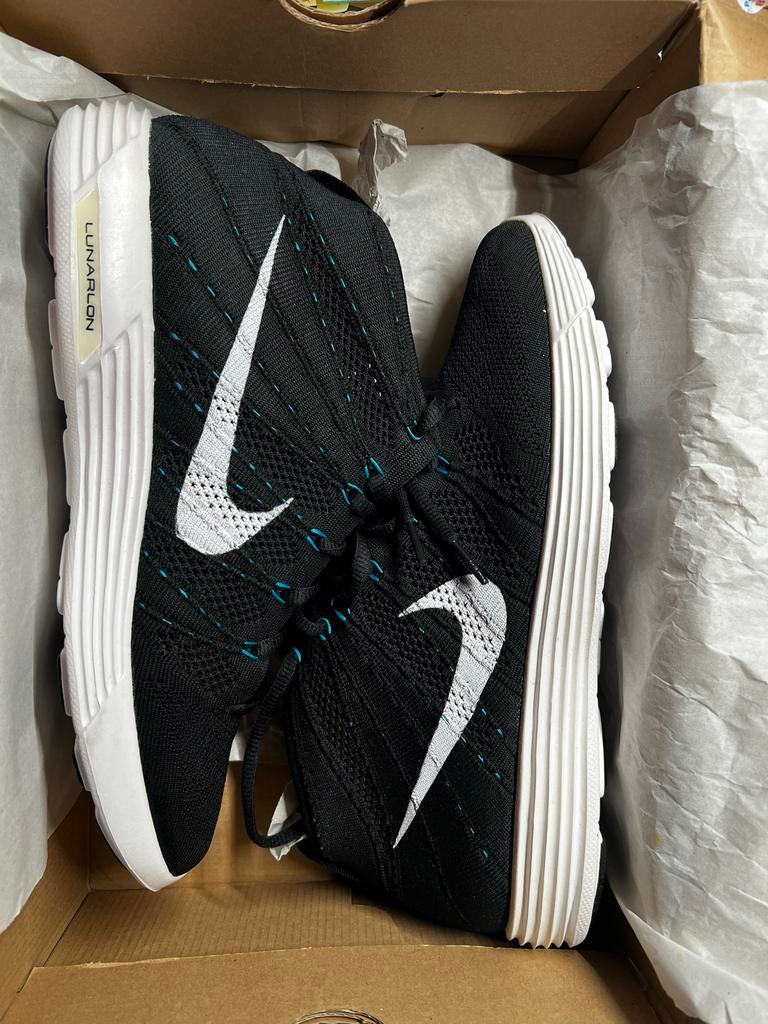 Nike Lunar Flyknit Chukka Sneakers - Zwart/Wit, Verzenden, Nieuw, Zwart, Sneakers of Gympen