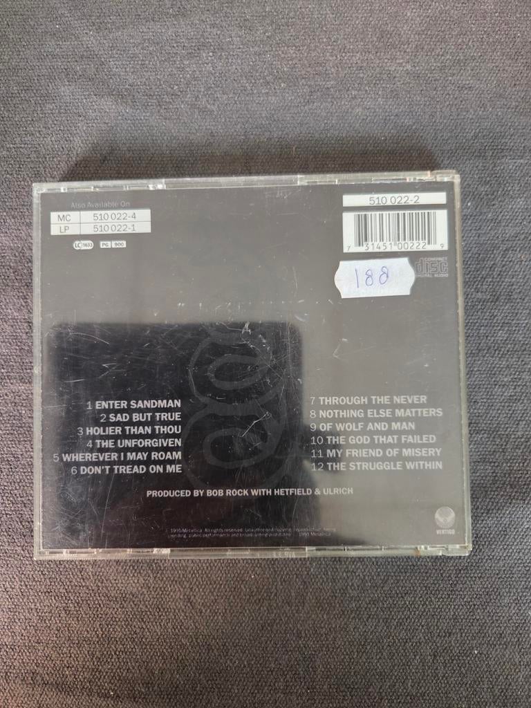 Metallica - Metallica (The Black Album) CD, Cd's en Dvd's, Ophalen of Verzenden, Gebruikt