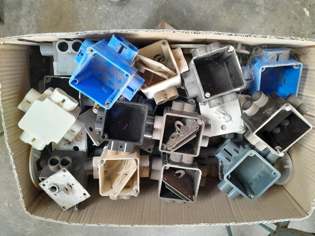partij nostalgisch opbouw/inbouw schakelmateriaal, Ophalen, Gebruikt, Overige merken, Schakelaar