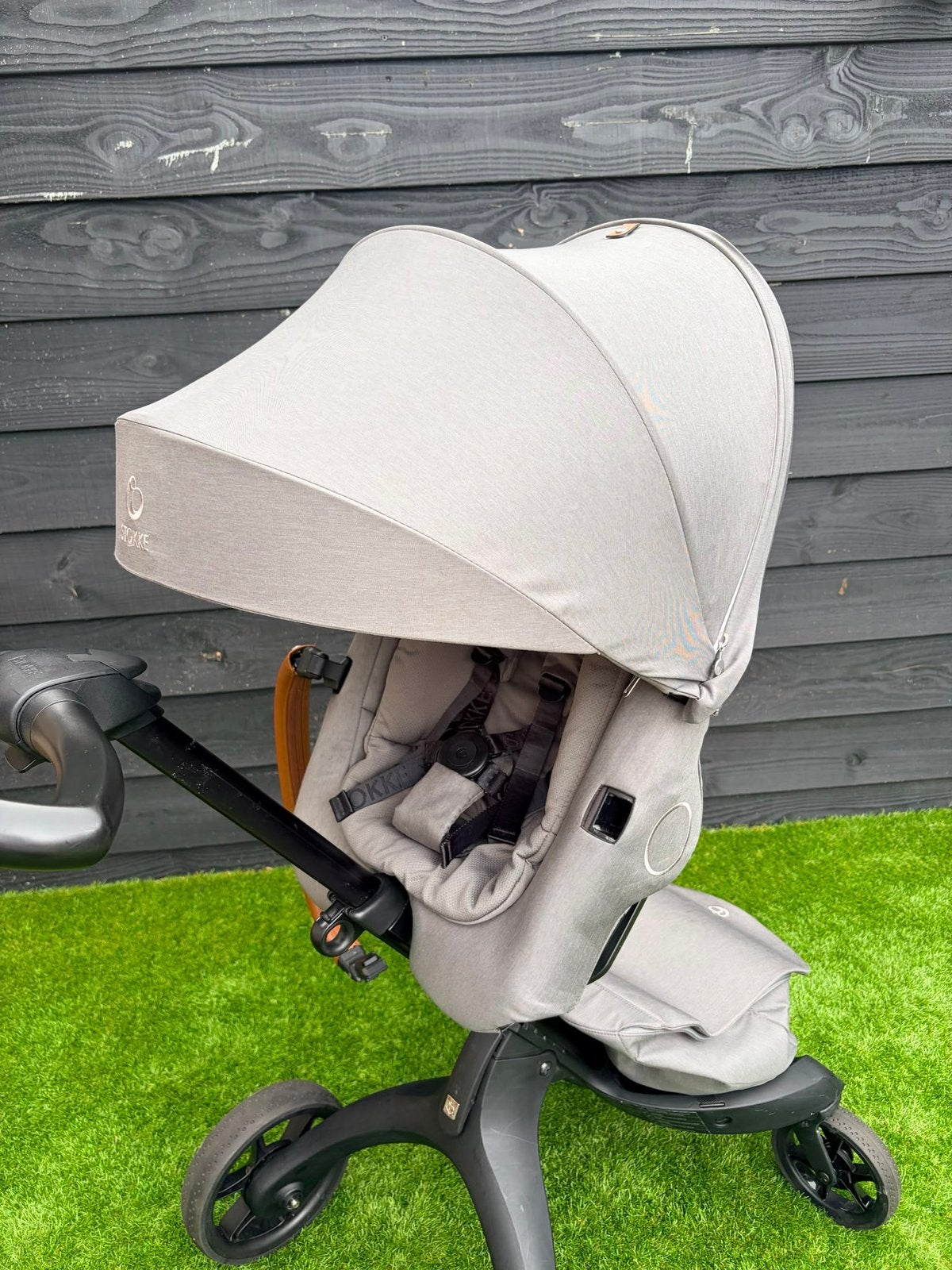 Stokke Xplory X in nette staat, Zo goed als nieuw, Verstelbare duwstang, Ophalen, Kinderwagen