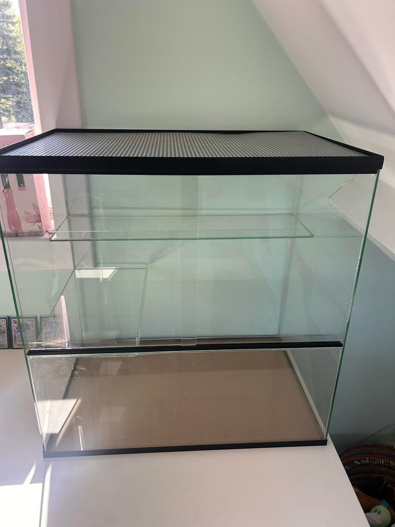 Gerbil/hamster/rat/muis verblijf van glas!, Ophalen, Gebruikt, 60 tot 90 cm, Muis