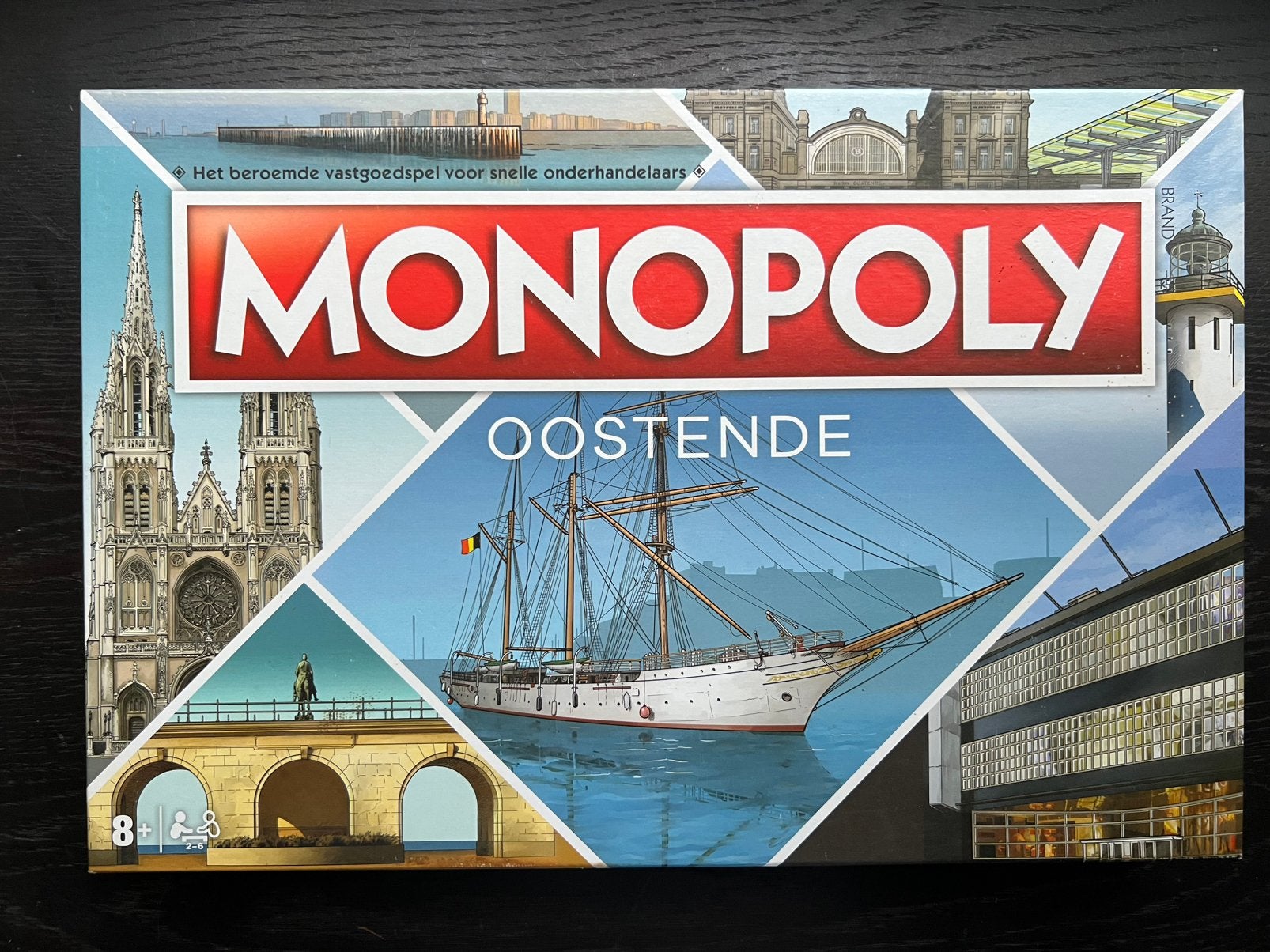 Monopoly Oostende, Een of twee spelers, Ophalen of Verzenden, Zo goed als nieuw
