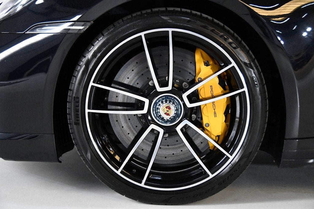 Porsche 992 3.8 Turbo S Keramisch, Burmester, Schuifkantelda, Auto's, Porsche, Automaat, Gebruikt, 4 stoelen, Zwart