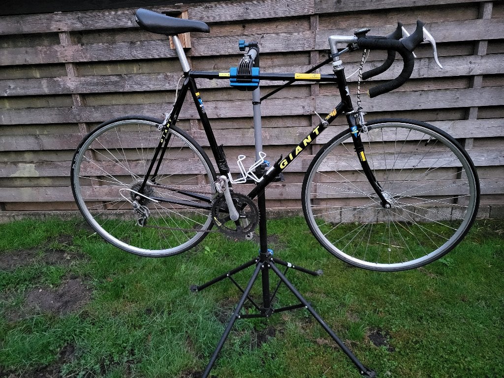 Giant racefiets Livestrong, Ophalen, Gebruikt, Staal, Velgrem