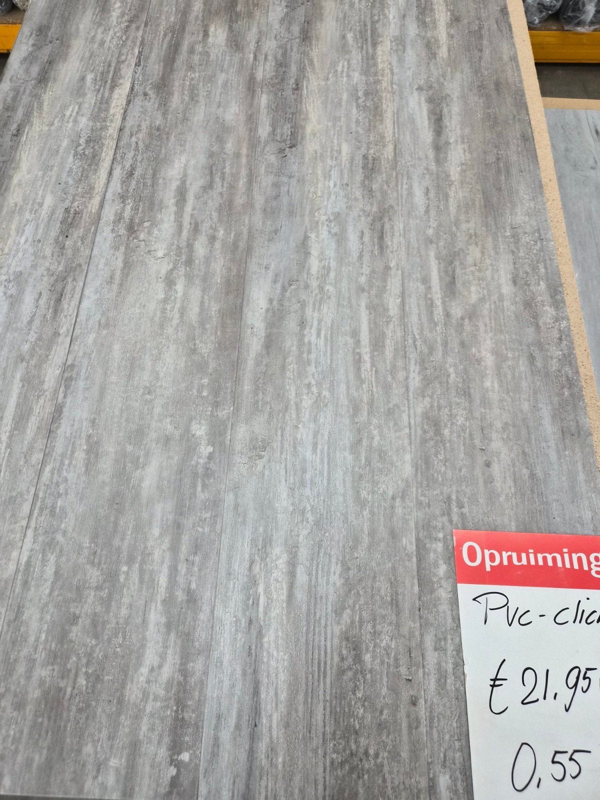 PVC Click Vloer met Geïntegreerde Ondervloer, Huis en Inrichting, Stoffering | Vloerbedekking, 75 m² of meer, Overige typen, Nieuw