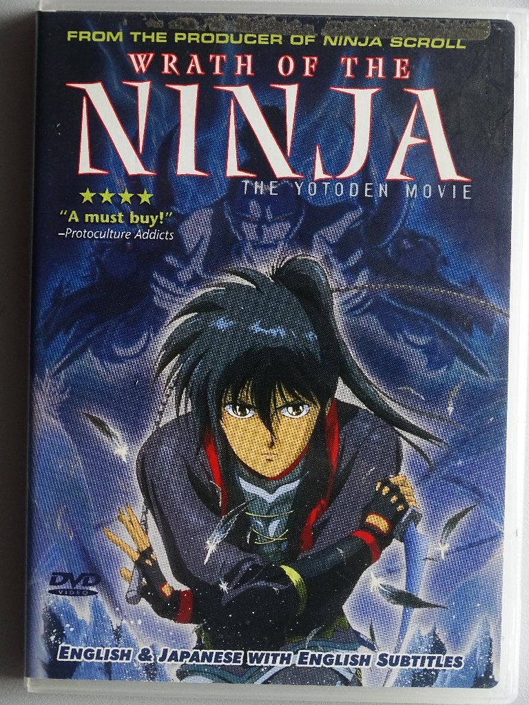 Wrath of the Ninja dvd, Gebruikt, Vanaf 16 jaar, Animatie, Anime (Japans)