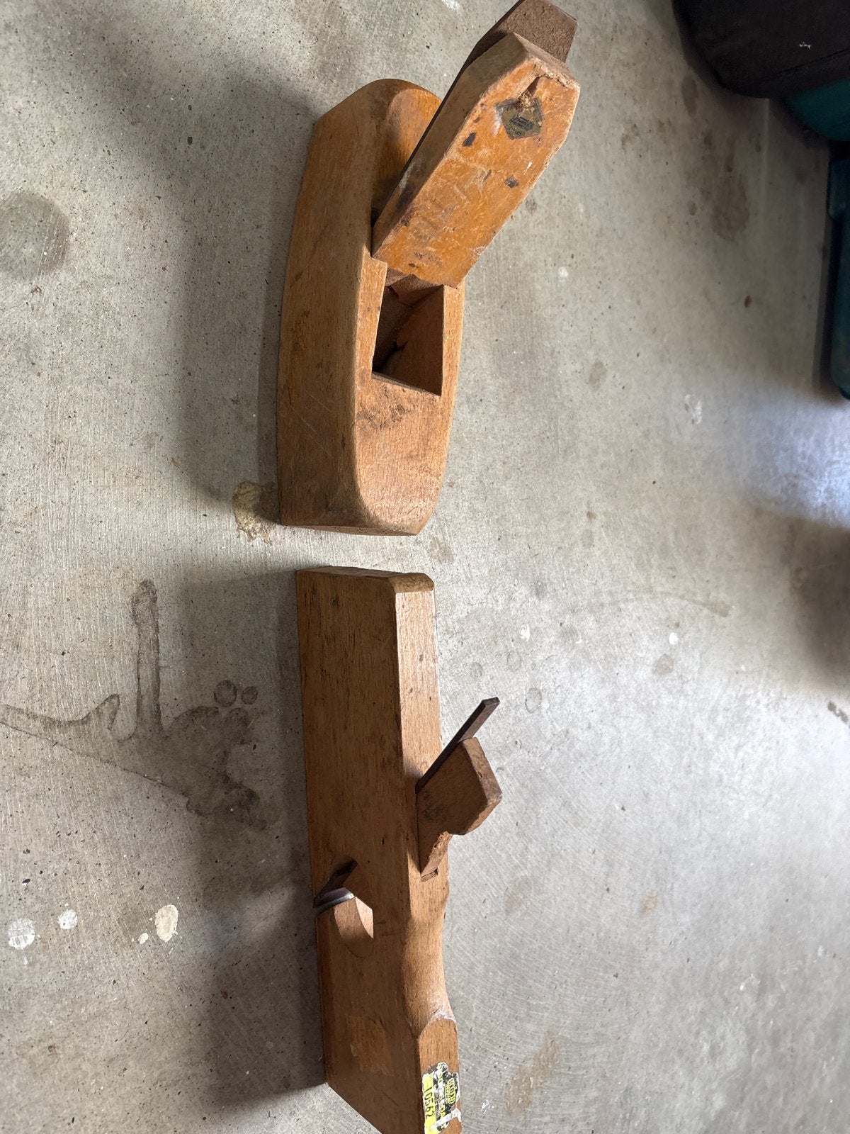 Oude houten schaven - set van 2, Ophalen