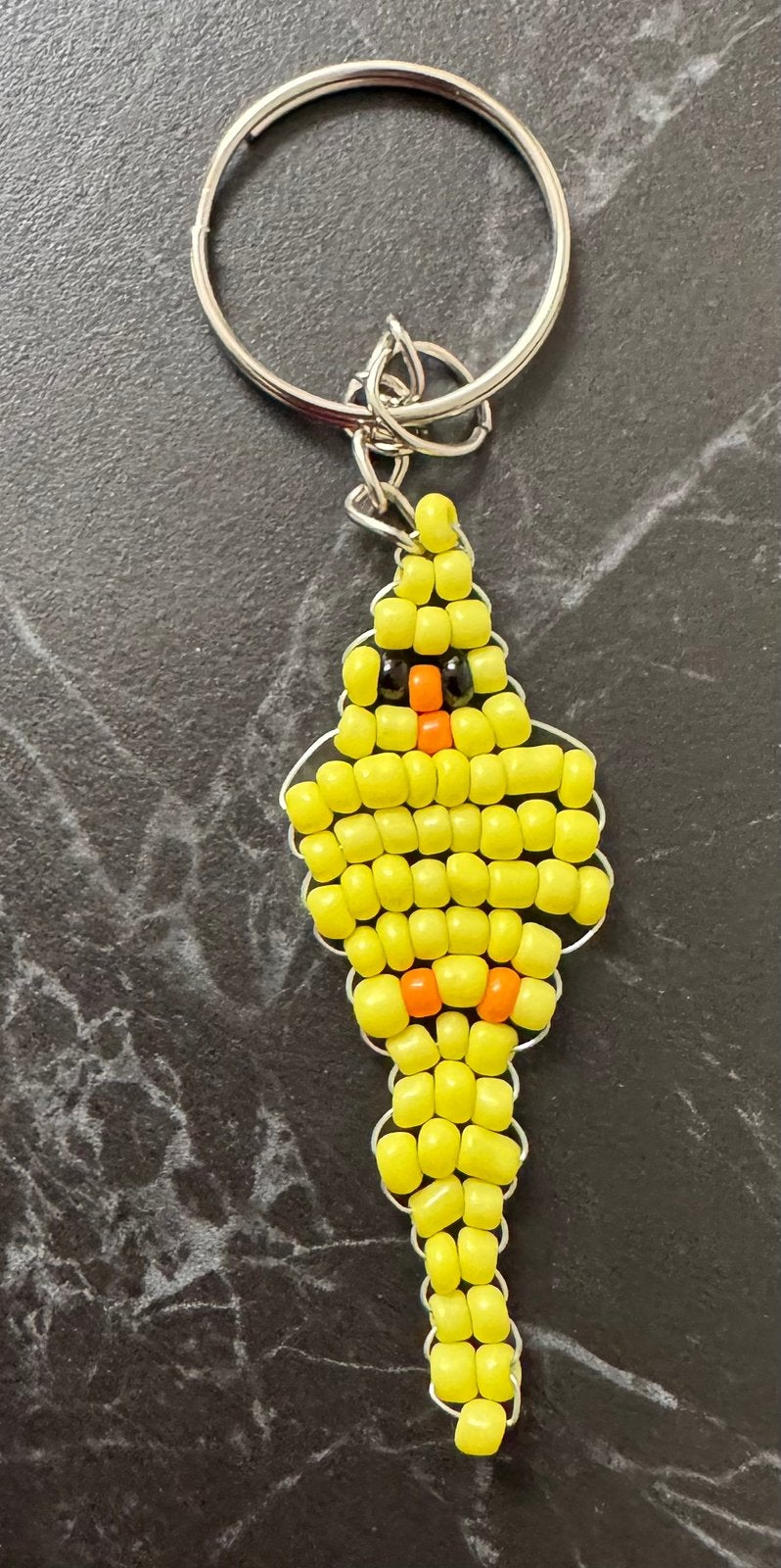 Nieuw sleutelhanger kaketoe parkiet geel, Ophalen of Verzenden, Nieuw, Dier of Natuur