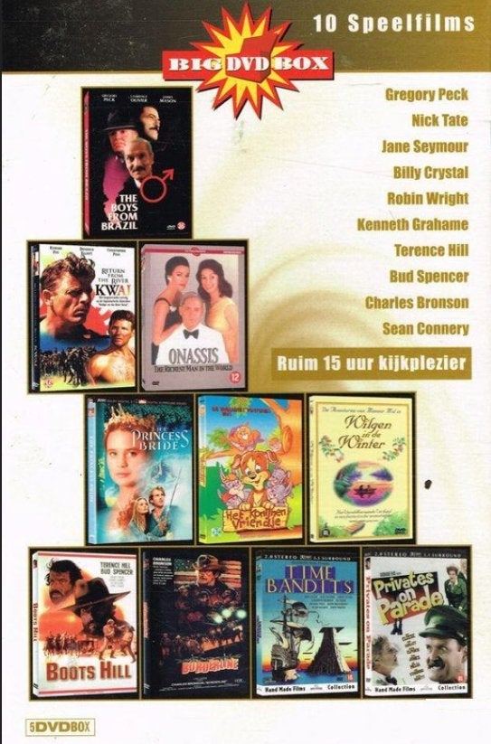 2 Big DVD boxen met 20 speelfilms, Engels, Alle leeftijden, Nederlands, Ophalen of Verzenden