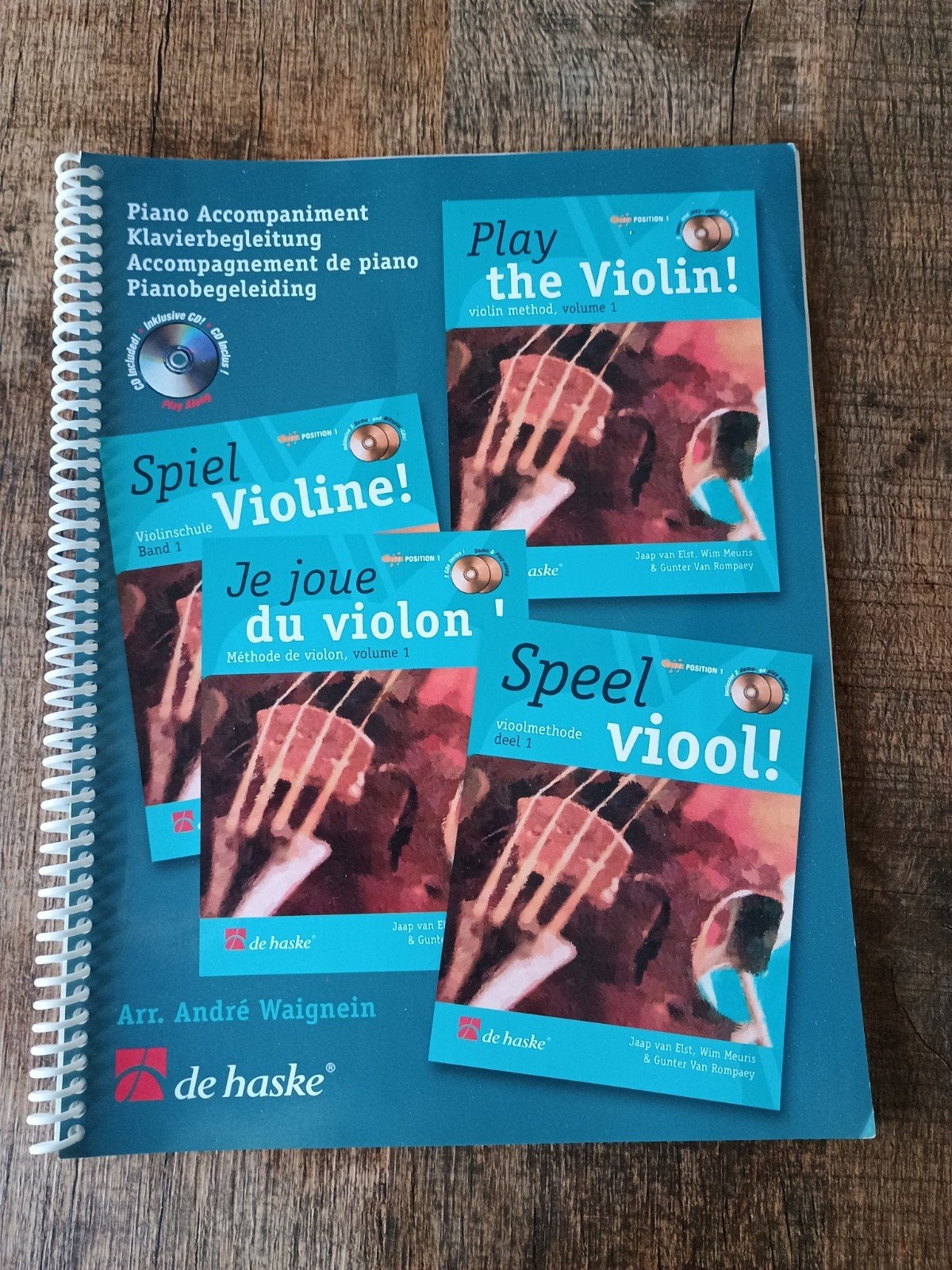 De Haske - Piano begeleiding bij Vioolmethode - incl. CD, Muziek en Instrumenten, Gebruikt, Klassiek, Les of Cursus, Ophalen of Verzenden