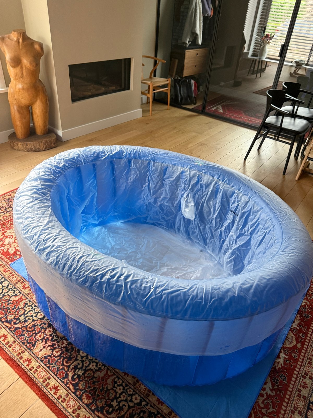 Te koop: La Bassine Opblaasbaar Geboortebad / Bevalbad, Ophalen, 200 tot 300 cm, Opblaaszwembad, 80 tot 120 cm