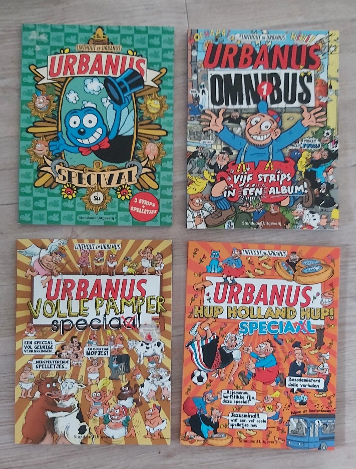 Te koop: 4 Urbanus stripboeken, Meerdere stripboeken, Ophalen, Zo goed als nieuw