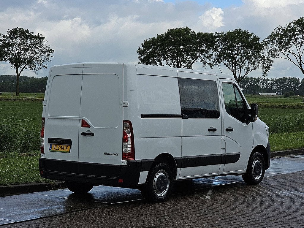 RENAULT MASTER 2.3 l1h1 dubbel cabine!, Auto's, Gebruikt, Euro 6, Renault, Wit