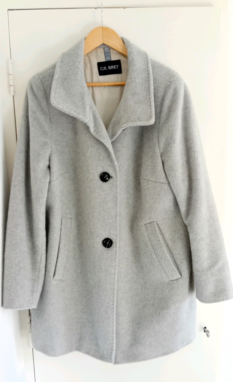 Gil Bret mantel grijs wolmix Limited Edition 46, Kleding | Dames, Maat 46/48 (XL) of groter, Ophalen of Verzenden, Zo goed als nieuw