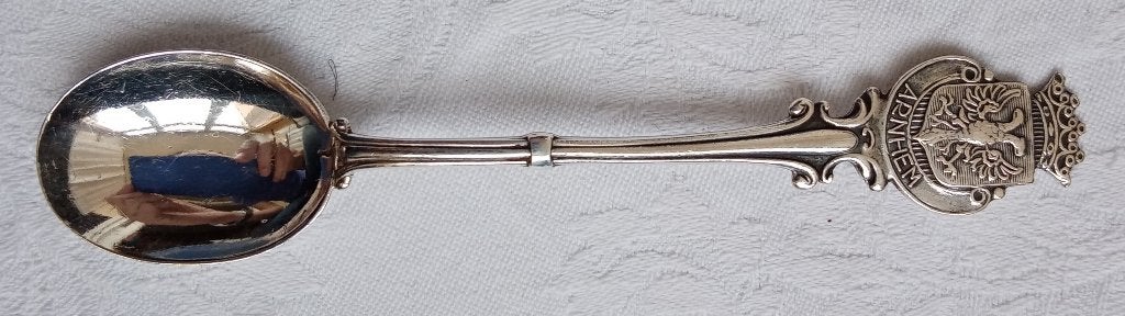 theelepel Arnhem Massief 835 zilver, Antiek en Kunst, Antiek | Goud en Zilver, Ophalen of Verzenden, Zilver
