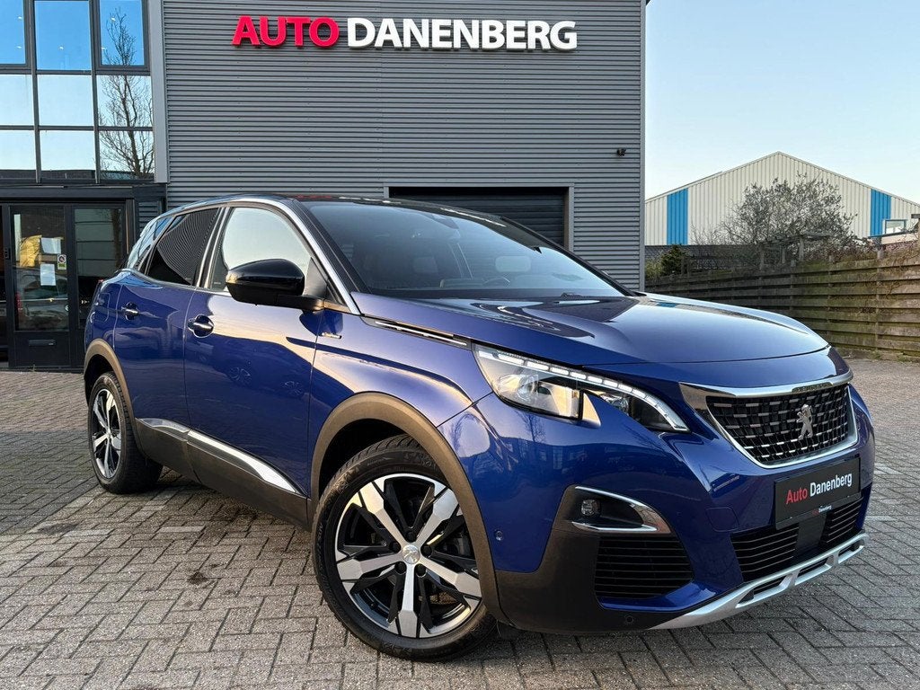Peugeot 3008 1.2 PureTech GT Line LEER,CAMERA,MASSAGE-STOELE, Auto's, Peugeot, 1199 cc, Blauw, Bedrijf, Parkeersensor