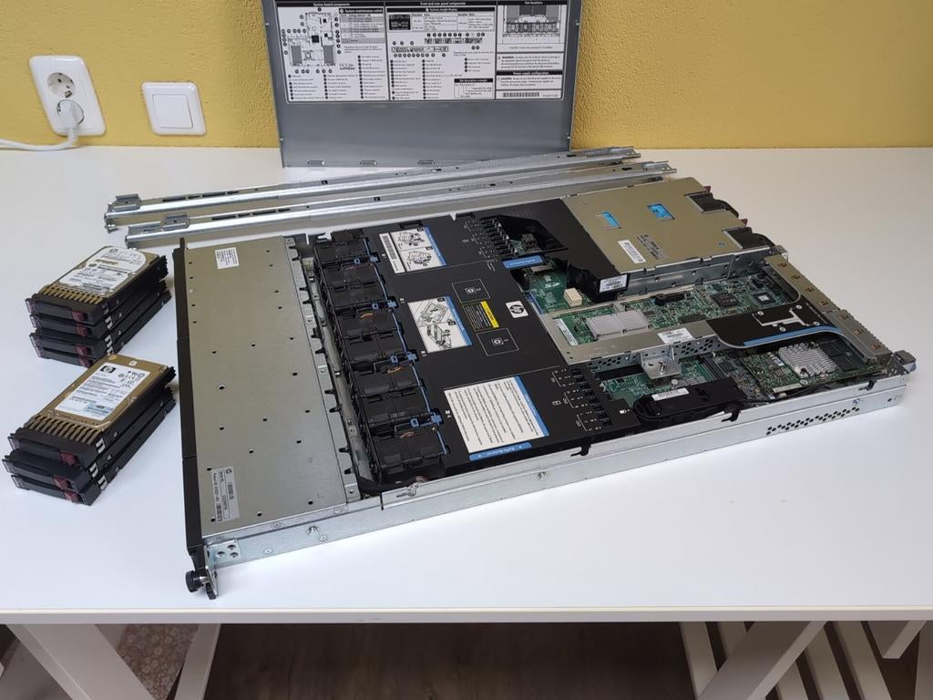 HP DL360G7 - 192 GB RAM - 2 CPU - 1TB Raid 5 Server, Computers en Software, Servers, Gebruikt, 2 tot 3 Ghz, 256 GB, Hot swappable onderdelen