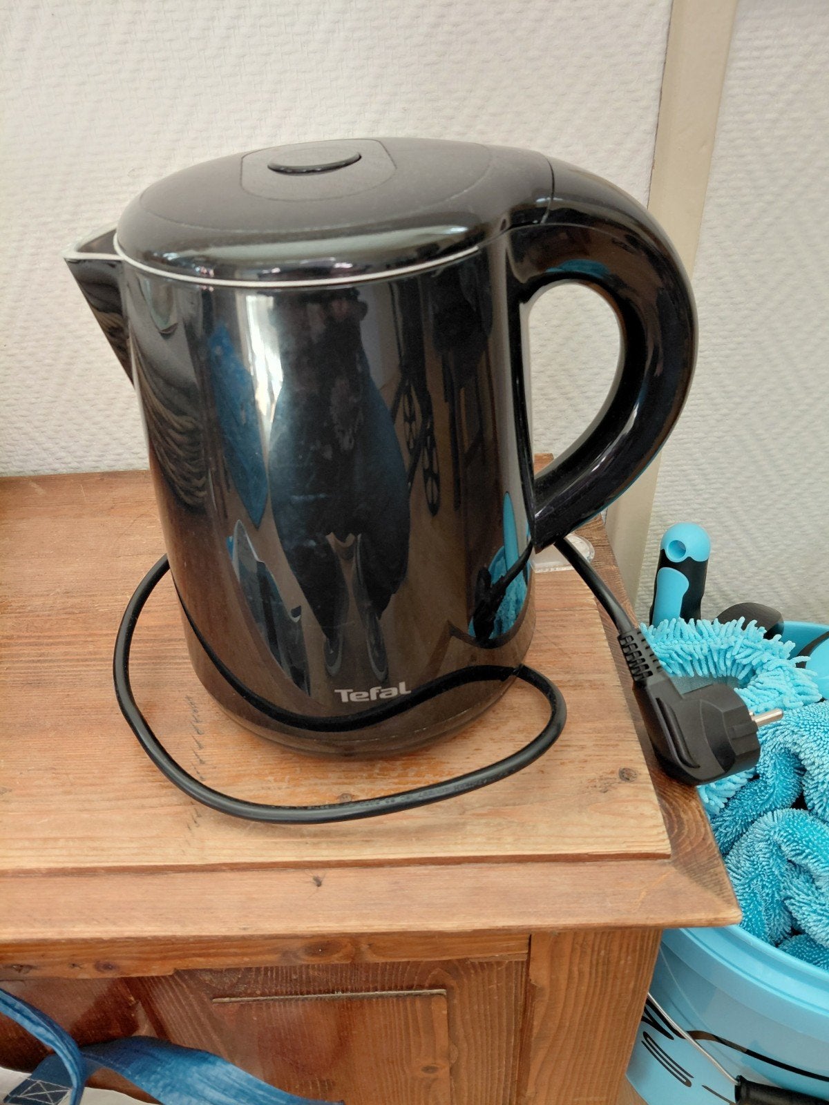 Tefal waterkoker 1 liter, 1 tot 2 liter, Ophalen, Gebruikt
