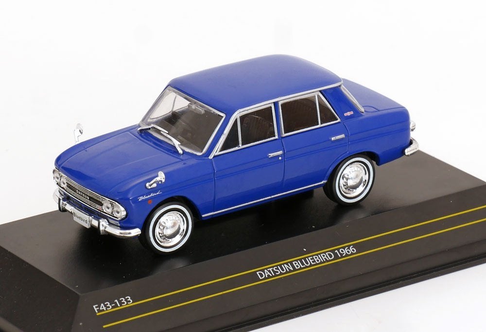 Datsun Bluebird 310 (1959) Blauw 1-43 First43 Models, Hobby en Vrije tijd, Modelauto's | 1:43, Overige merken, Tschuiten@hotmail.com