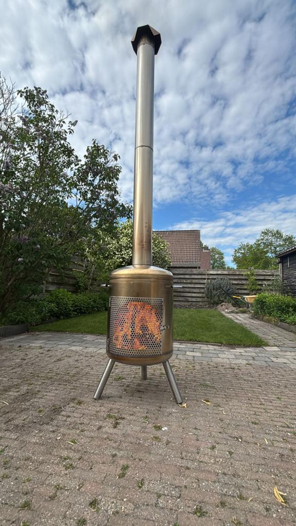 terraskachel terrashaard buitenhaard tuinkachel tuinhaard, Ophalen of Verzenden, Nieuw