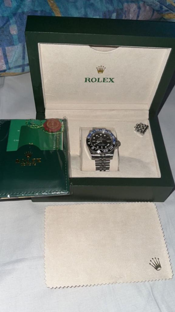 Rolex gmt master II batgirl, Ophalen of Verzenden, Zo goed als nieuw