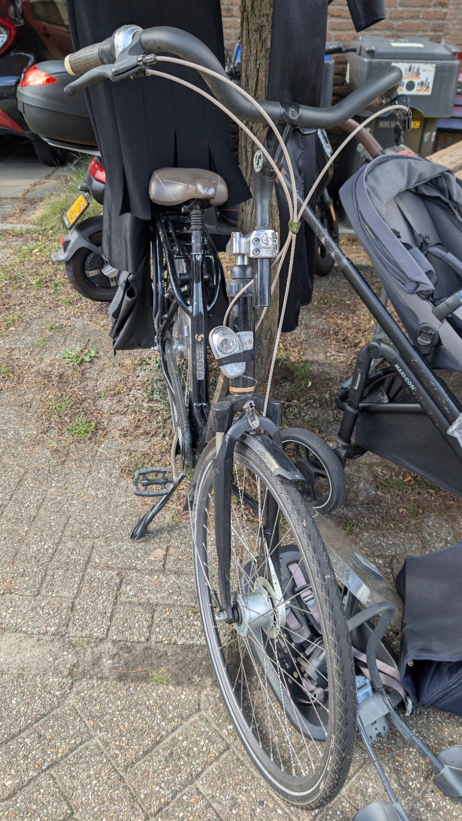 Gazelle stadsfiets met lage instap en versnellingen, Gebruikt, Velgrem, Versnellingen, Ophalen of Verzenden