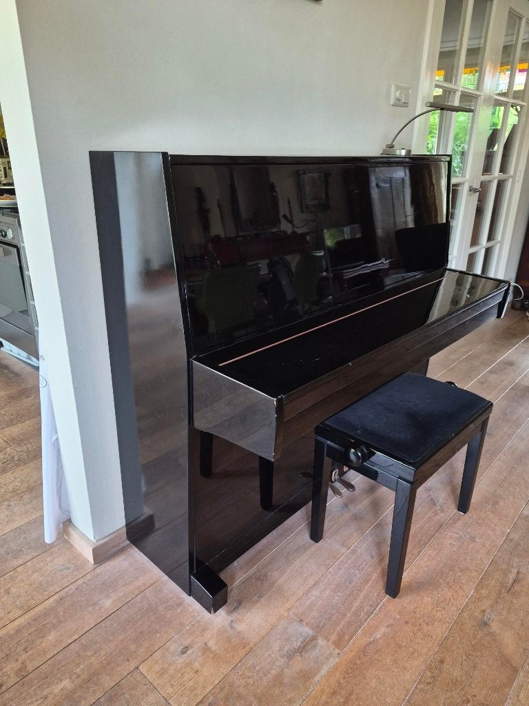 piano, Muziek en Instrumenten, Piano's, Ophalen, Gebruikt, Zwart, Piano
