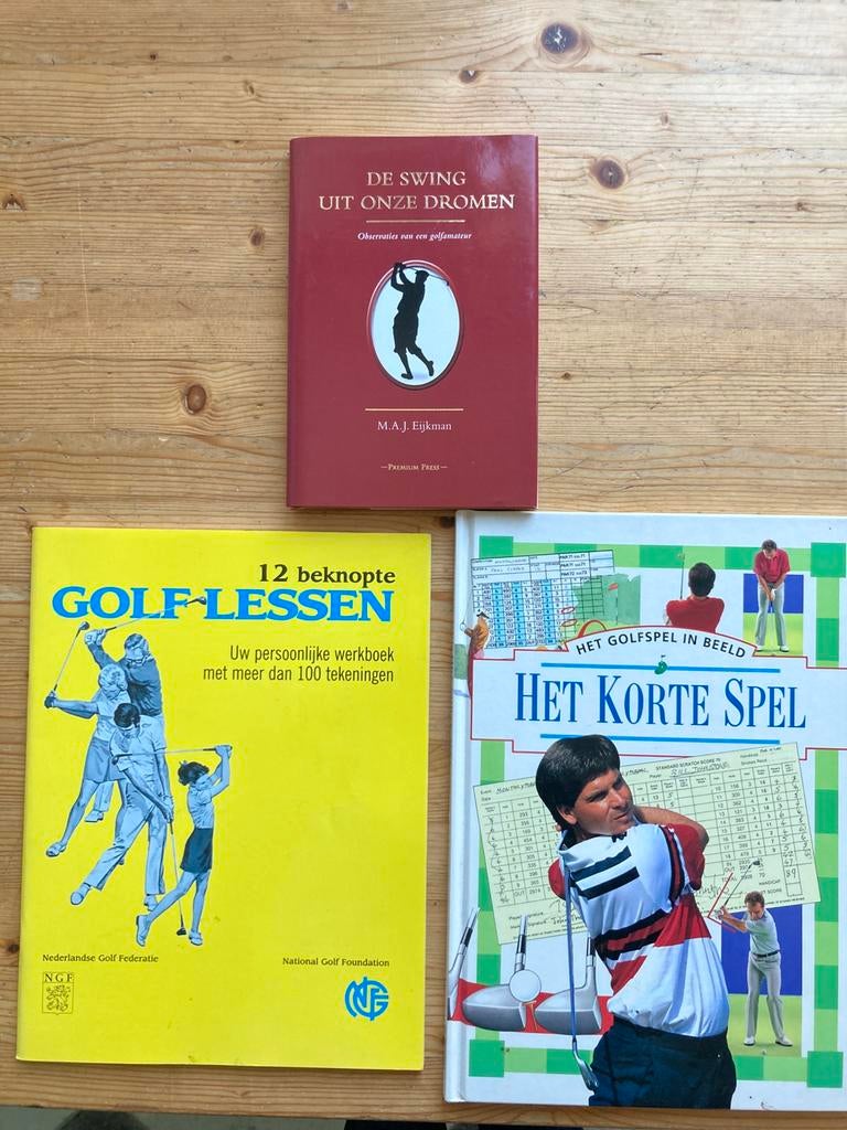 3 boeken over golf - div auteurs, Ophalen of Verzenden, Zo goed als nieuw