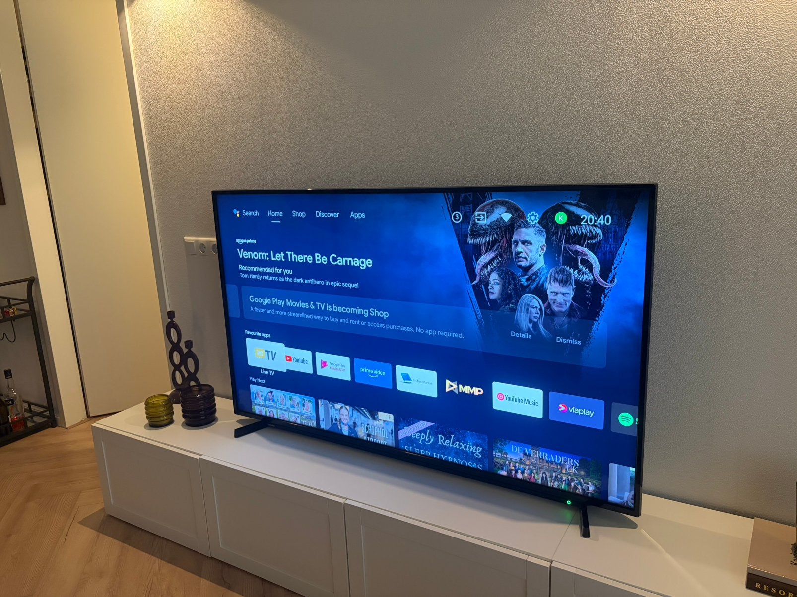 Tv 65inch Toshiba android TV, Dolby vision, Ophalen, Toshiba, 50 Hz, Zo goed als nieuw