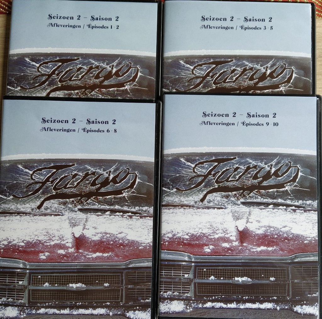 Fargo - Seiz. 2 (4 Losse DVD Boxen, ENGELSE O.T!) Als nieuw!, Cd's en Dvd's, Engels, Vanaf 16 jaar, Eerste persing, Verzenden