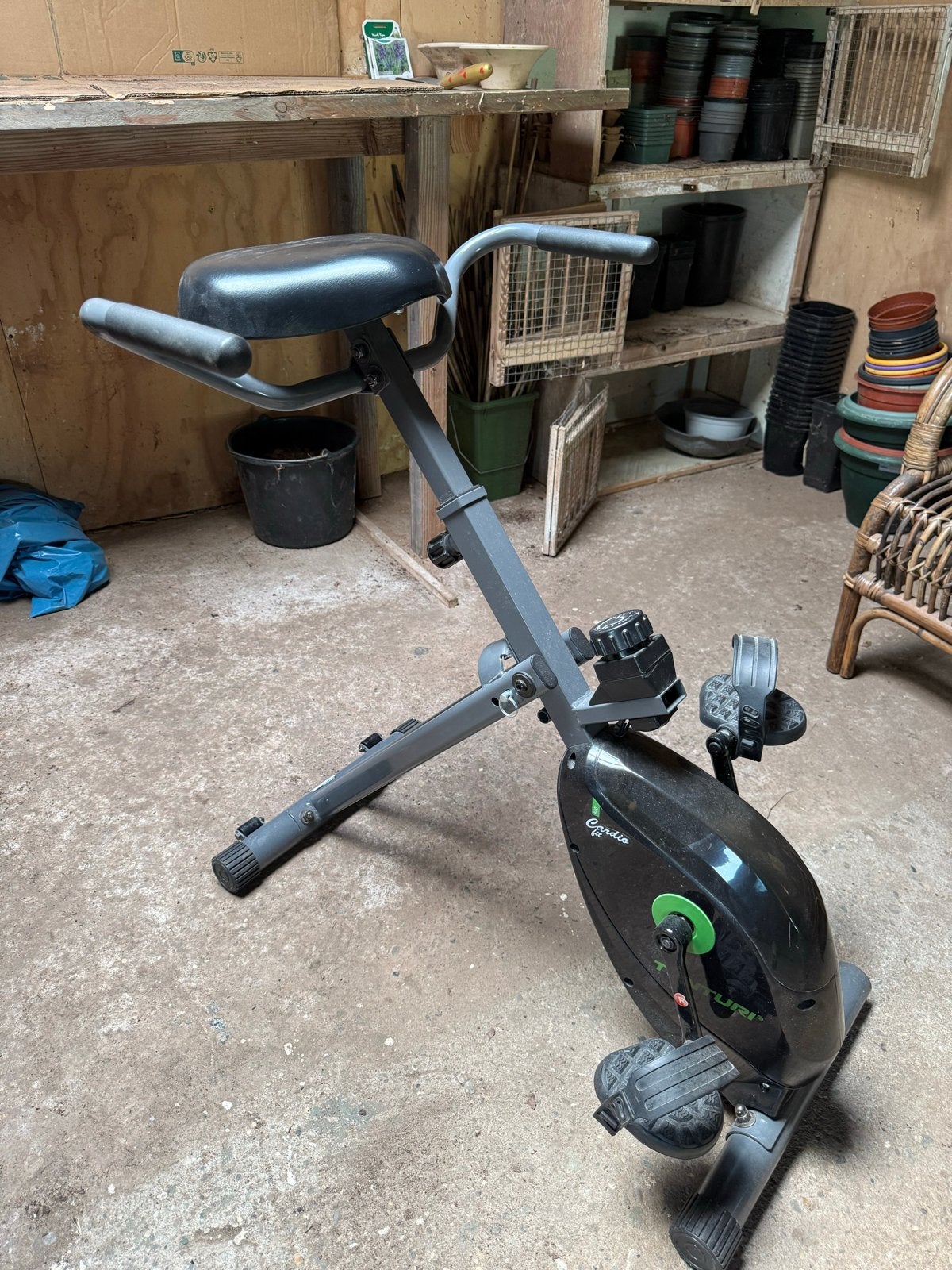 Tunturi Cardio Fit Hometrainer - Compact en Gebruikt, Ophalen, Gebruikt, Metaal, Benen