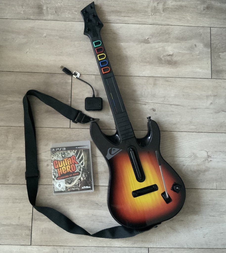 Playstation 3 Les Paul Red Octane Guitar hero Gitaar PS3, Spelcomputers en Games, Games | Sony PlayStation 3, Muziek, 1 speler