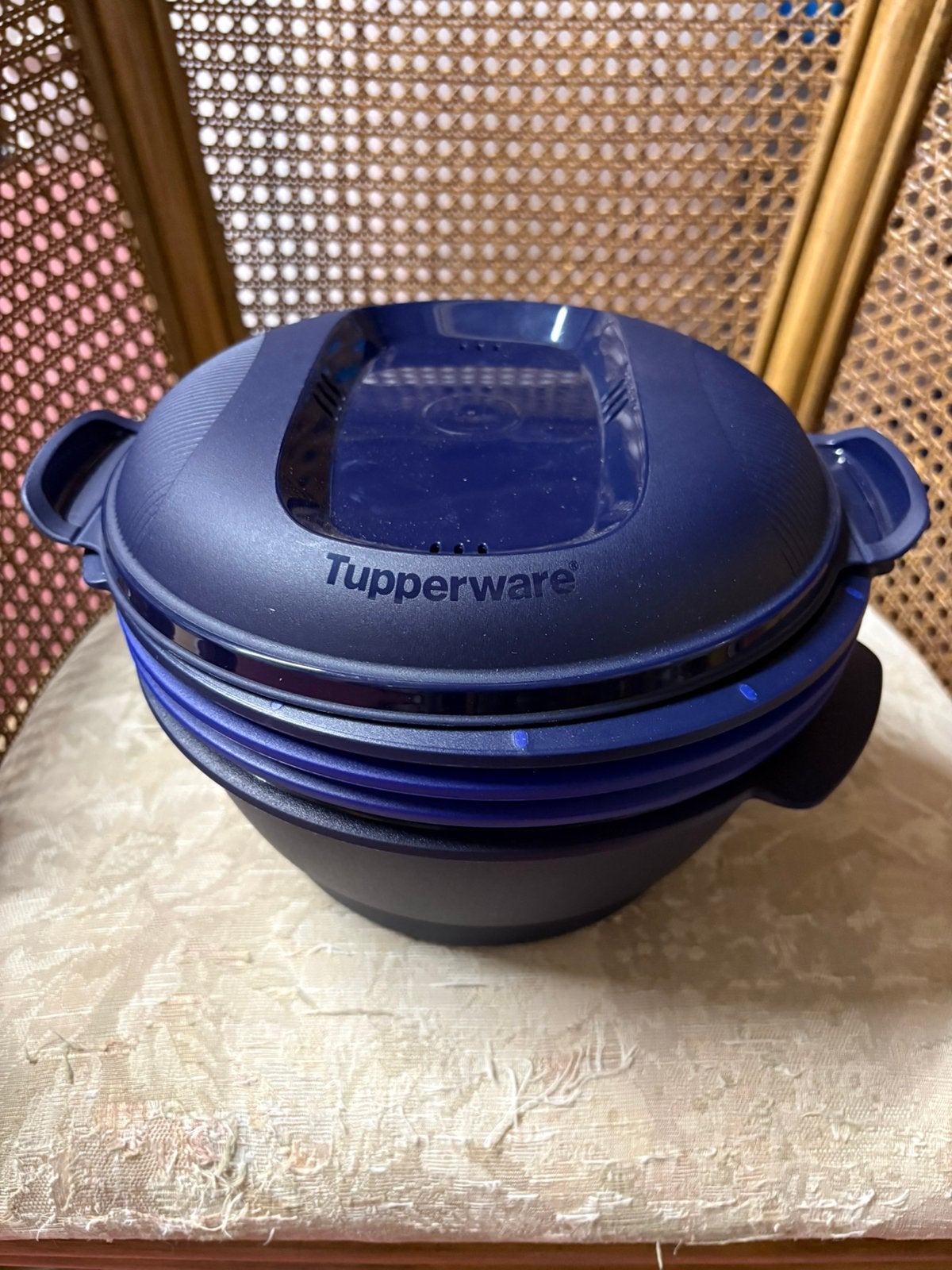 Nieuwe Tupperware micro Urban 3 liter, Blauw, Magnetronbestendig, Overige typen, Nieuw