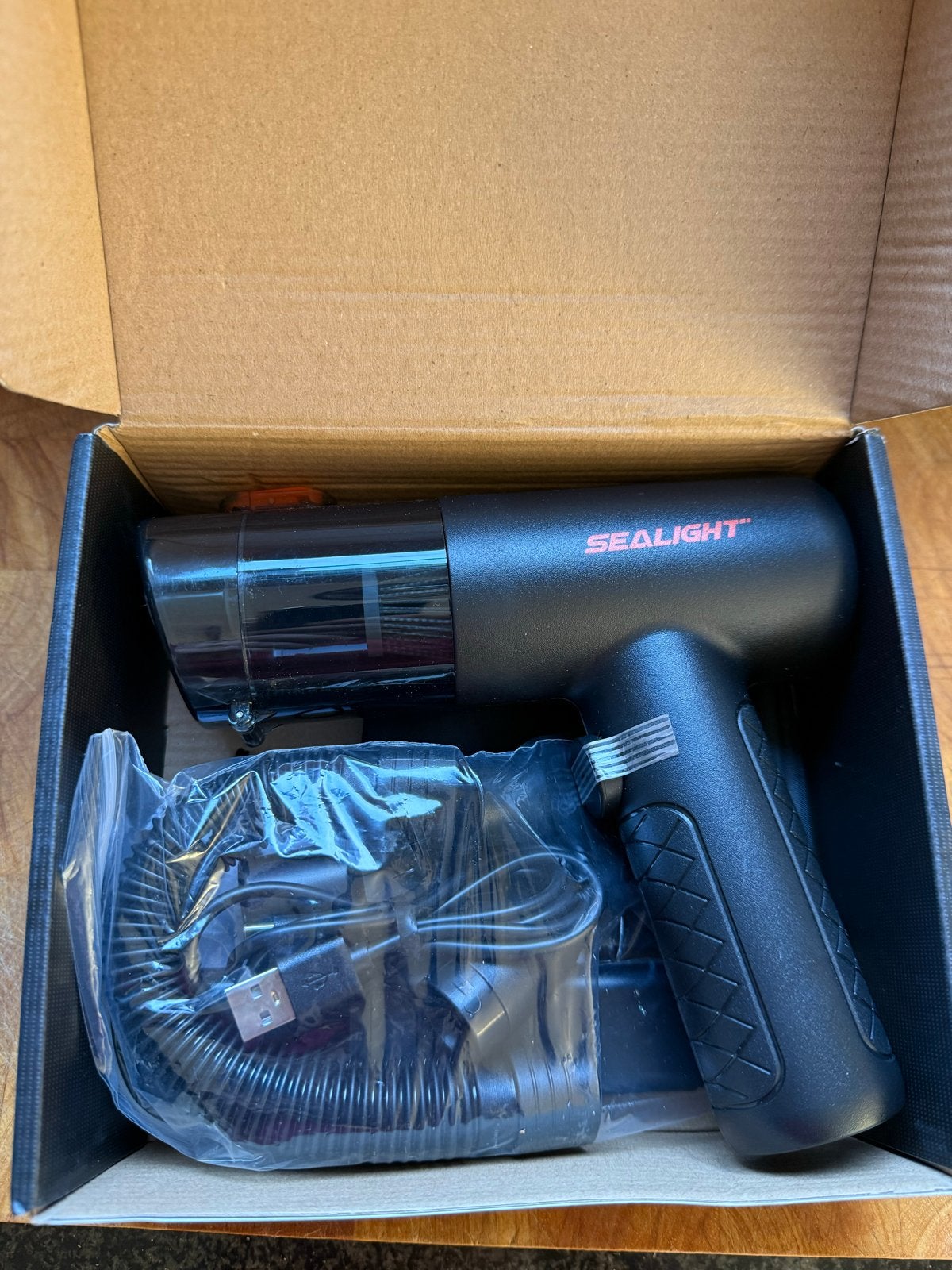 SEALIGHT Handheld Stofzuiger DW192 - Nieuw in doos, Ophalen, Overige merken, Kruimeldief, Reservoir