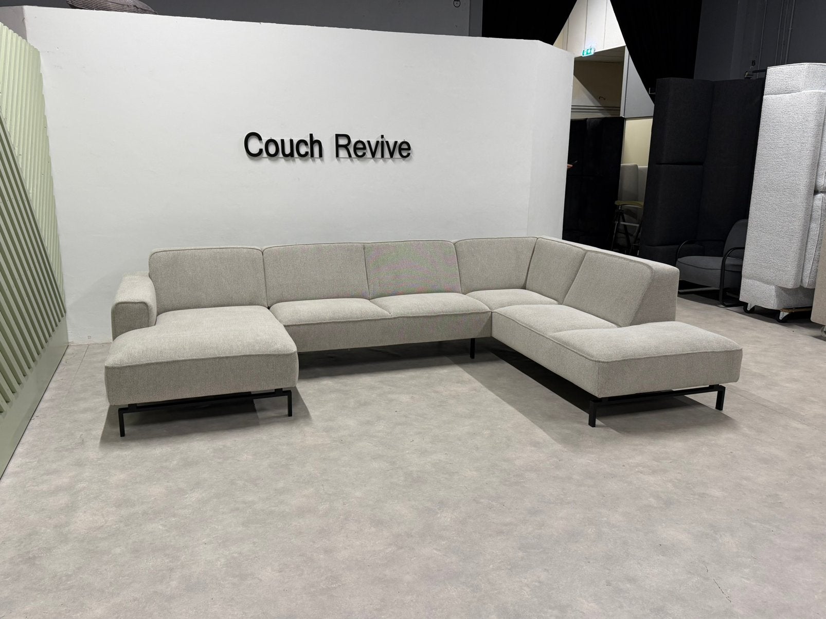 NL Woont Philou U-bank 345-225 | Gereinigd Gratis levering, Huis en Inrichting, Info@couchrevive.nl, -, Couch Revive, Ophalen of Verzenden