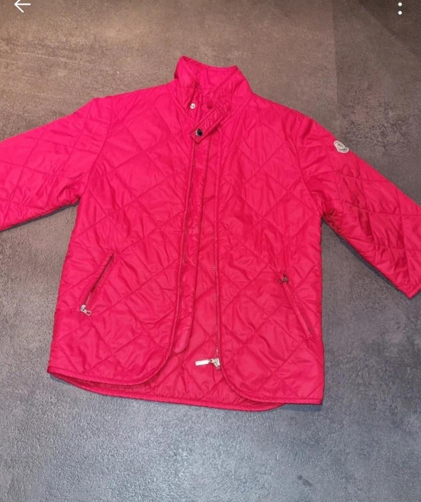 Vintage Moncler jas driekwart mouwen maat 140 cm, Gebruikt, Moncler, Jongen of Meisje, Ophalen of Verzenden