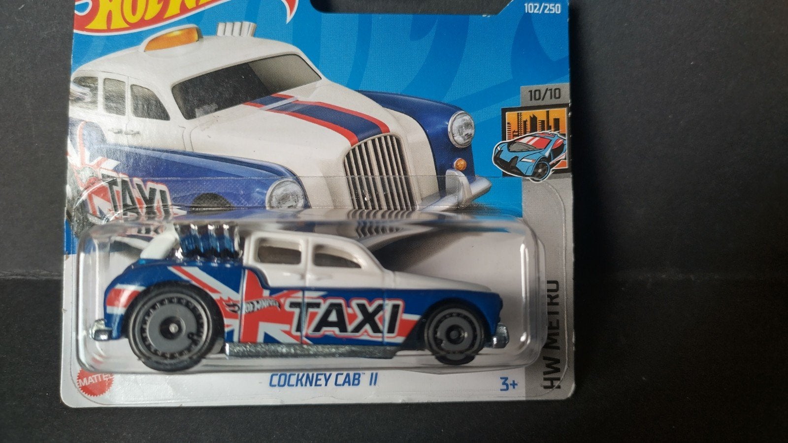 London Taxi Cockney Cab 1:64 Hotwheels Pol, Auto, Verzenden, ., Nieuw