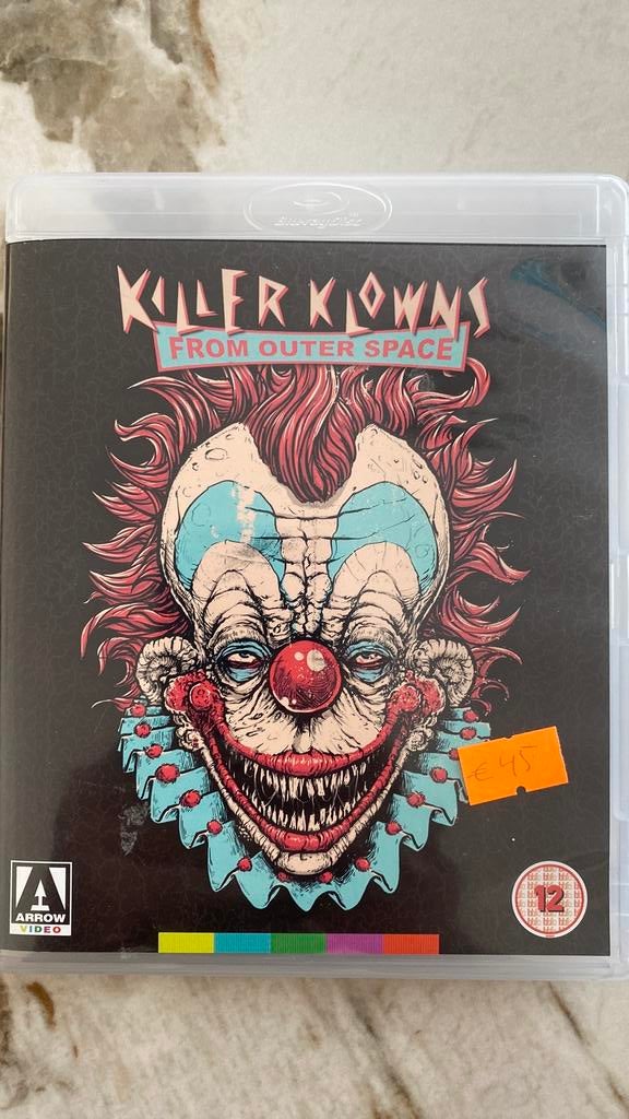 Killer klowns from outer space blu ray arrow, Ophalen of Verzenden, Zo goed als nieuw, Horror