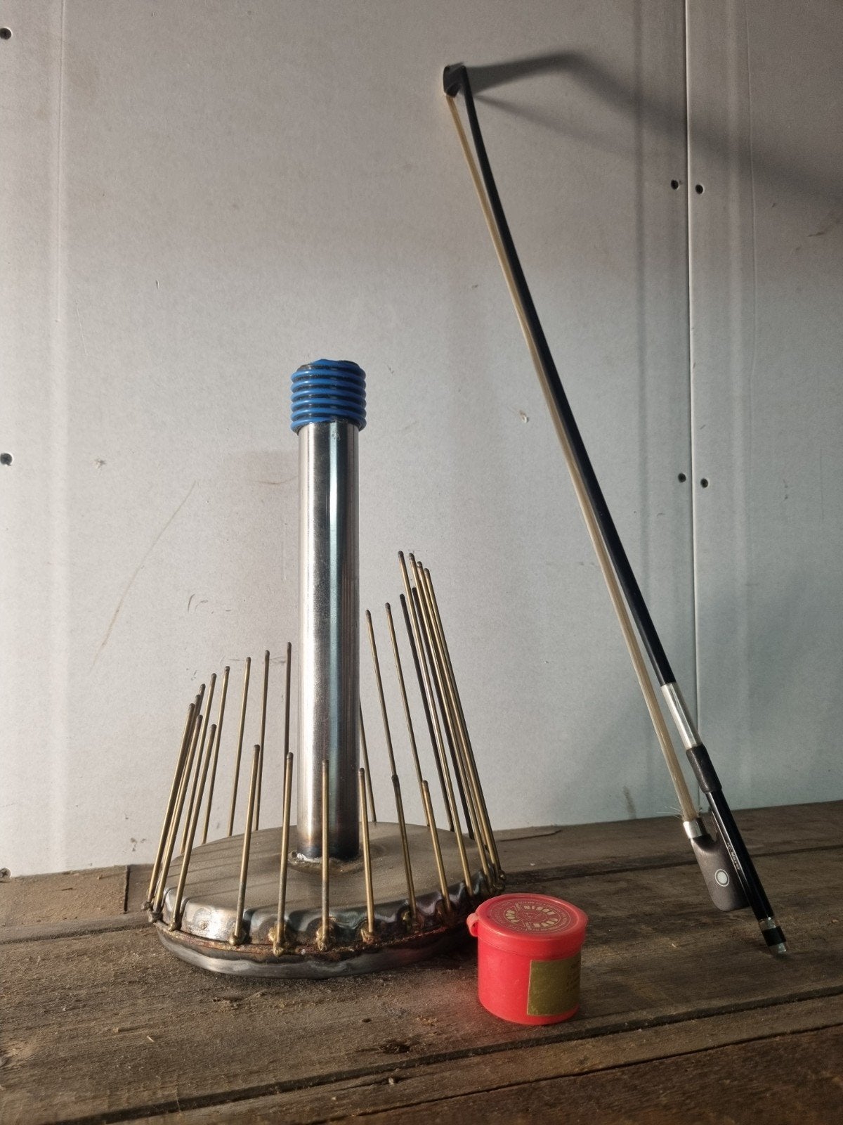 Waterdrum met strijkstok - Uniek Percussie Instrument, Ophalen of Verzenden