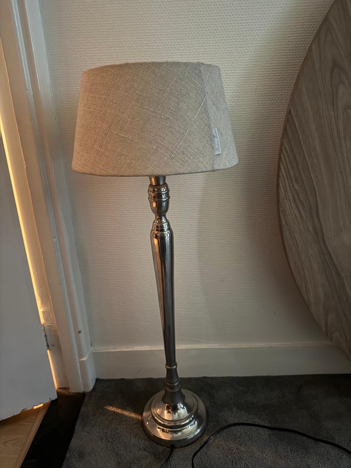 Riviera Maison Tafellamp met linnen kap, Riviera Maison, Ophalen of Verzenden, Zo goed als nieuw, Met kap