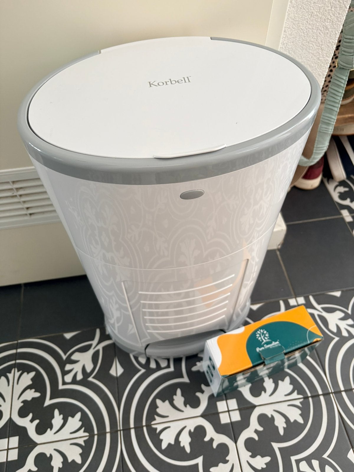 Korbell luieremmer GRATIS met navulling, 40 liter of meer, Ophalen, Gebruikt, Kunststof