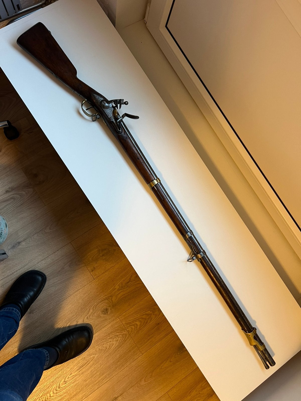Antiek frans dragonder vuusteengeweer, Verzamelen, Militaria | Algemeen, Ophalen of Verzenden, Landmacht, Nederland, Overige typen