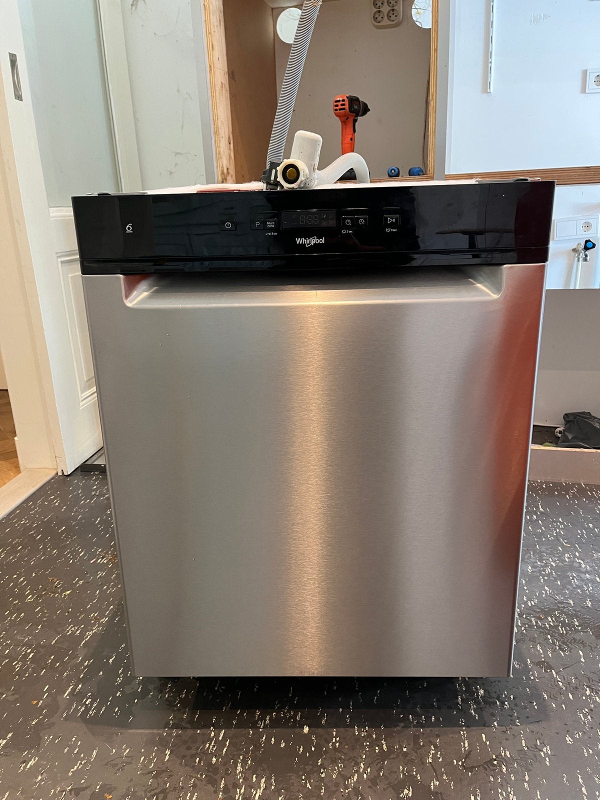 Whirlpool RVS Onderbouw Vaatwasser WUC 3C33 F X – Stil 43 dB, Ophalen, Zo goed als nieuw, Inbouw, Minder dan 85 cm
