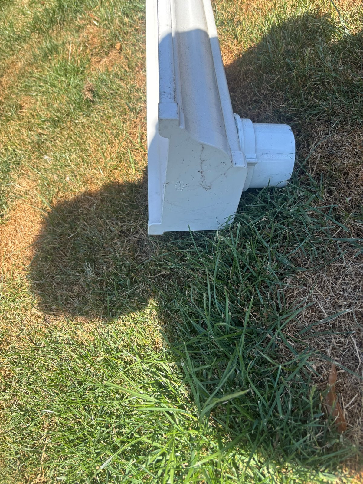 Witte dakgoot met afvoerbuis, Ophalen, Gebruikt, Pvc, 2 tot 4 meter