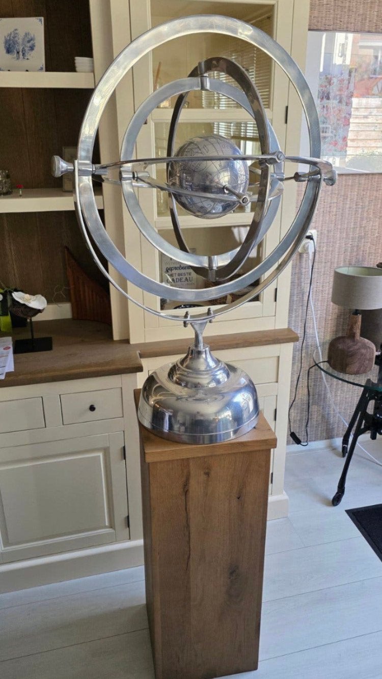 Armillarium XXL ca 100 cm Hoog I.Z.G.ST, Draaibaar, Ophalen of Verzenden, Zo goed als nieuw, 70 cm