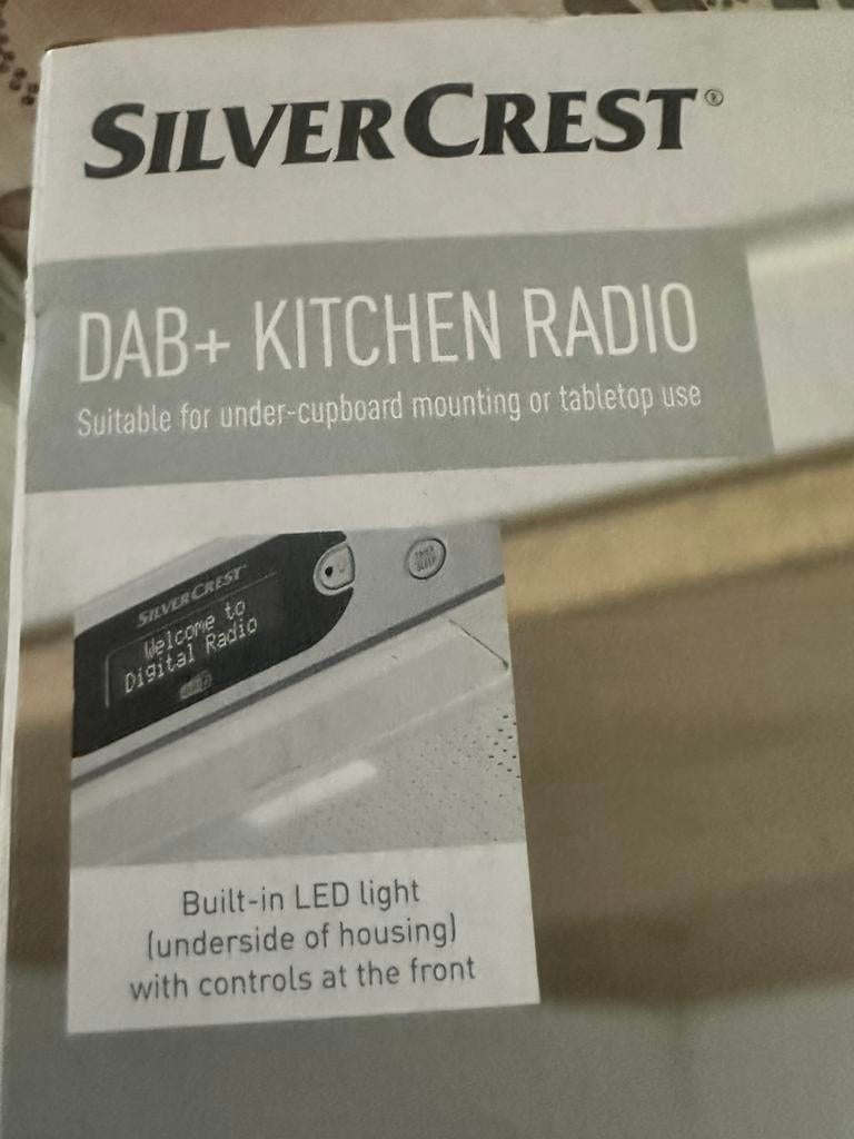 Keuken radio, Ophalen, Zo goed als nieuw, Rvs of Chroom